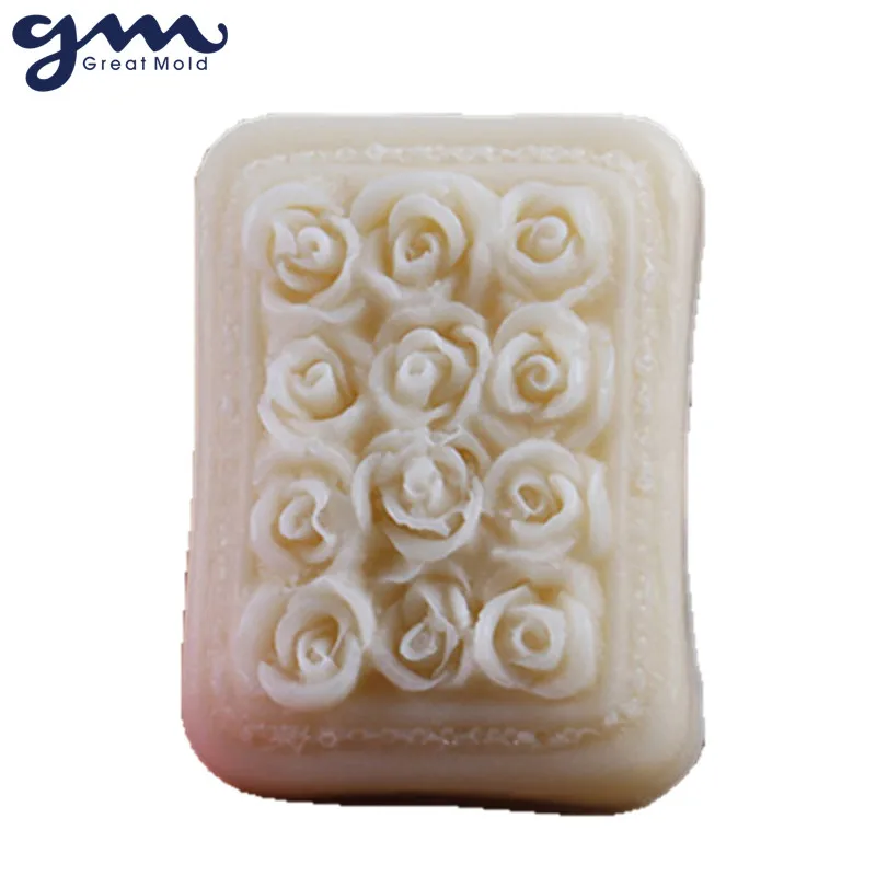 Wedding Gift Soap Mold 3D Rose Silicone Mold for Soap Decorating Craft