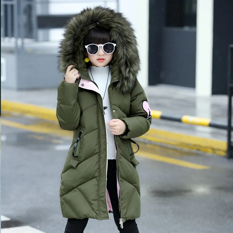 white duck down kids girls winter jackets girls winter ...