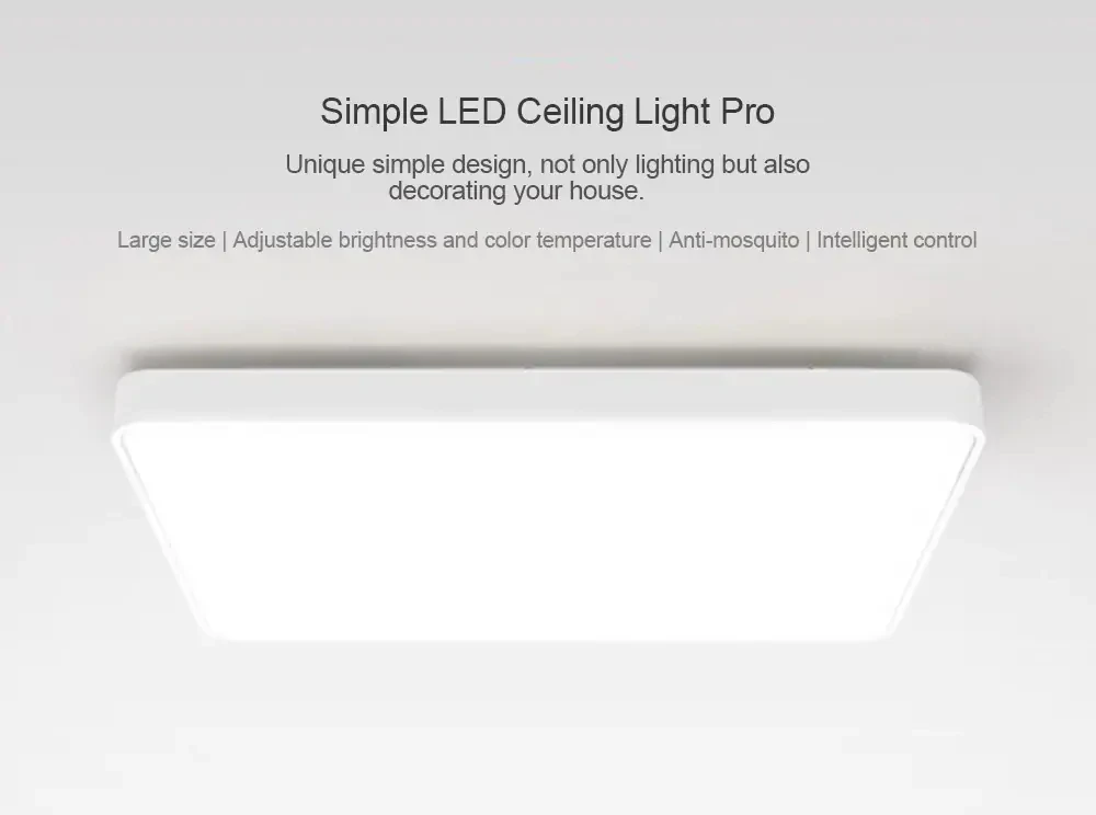 Xiaomi Yee светильник Haoshi светодиодный потолочный светильник Pro Wifi/Bluetooth/APP умный пульт дистанционного управления окружающий потолочный светильник