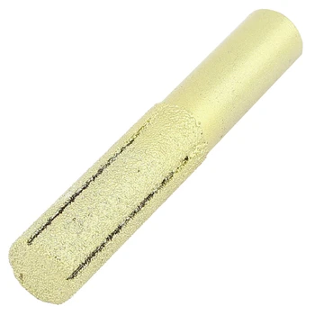 

Gold 13mm Dia Diamond Profile Straight Router Bit for Marble