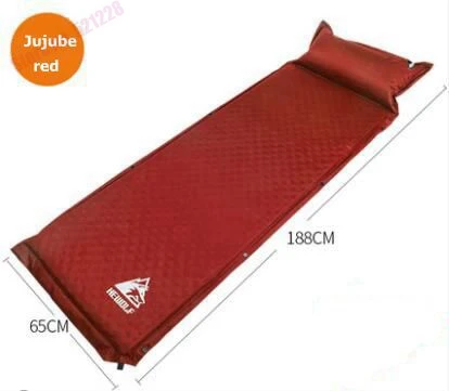 1 человек 5 см Автоматический надувной матрас пляжная Подушка велосипедная Подушка Hking путешествия автомобиль секс спальный коврик для пикника Открытый коврик для кемпинга - Цвет: Red 1 Person