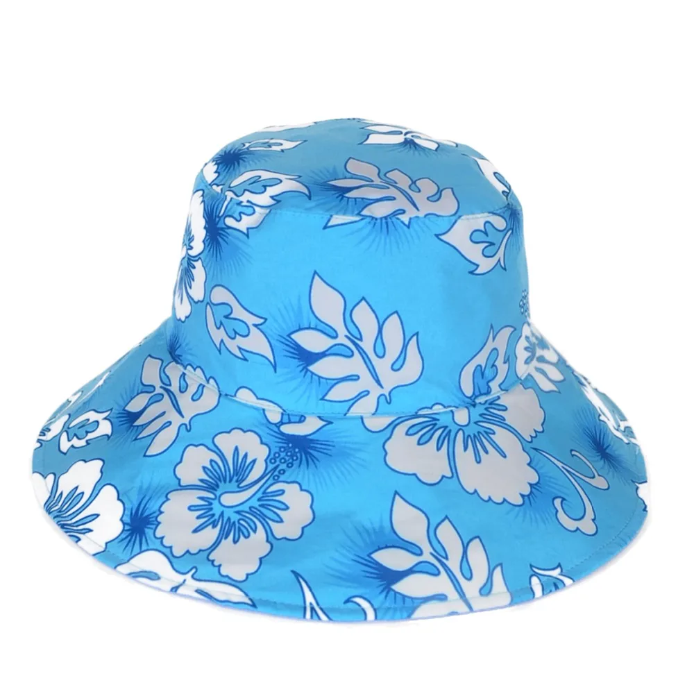2017 Hawaii Cotton Bucket Sun Hat Hiking Fishing Vacation Packable