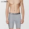 Plus Size Long Boxer Men Shorts Underpants ropa interior hombre Comfortable Man Long Leg  Pouch Cuecas Cotton Underwear 2502 ► Photo 3/6