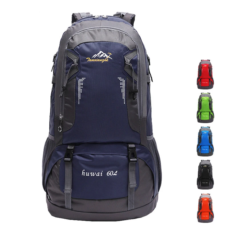 60L водонепроницаемый полиэфирный рюкзак для путешествий, рюкзак, спортивная сумка, рюкзак для альпинизма, кемпинга, пешего туризма, походный рюкзак Mochila