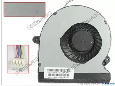 

DELTA KSB06105HB CE1A DC 5V 0.40A 4-wire Server Cooler Fan