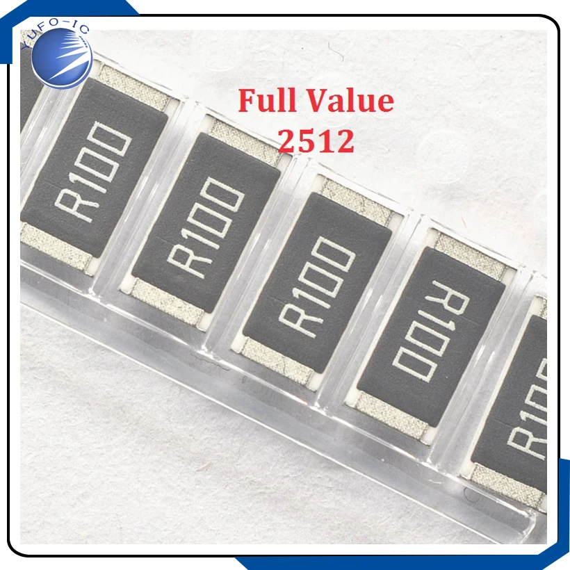 50PCS 2512 SMD chip resistor Full Value 5 0123456789R/K/M 0.1.2.3.4.5