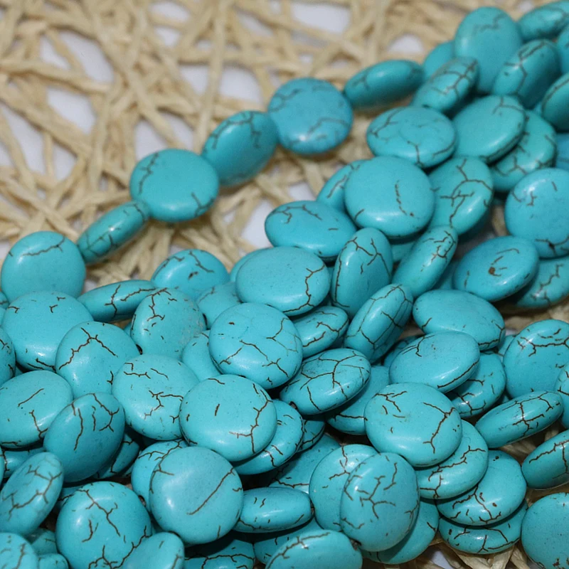 

Green calaite stone turquoises stones beads 12mm 14mm round coin button loose beads fashion top quality loose beads 15inch B273