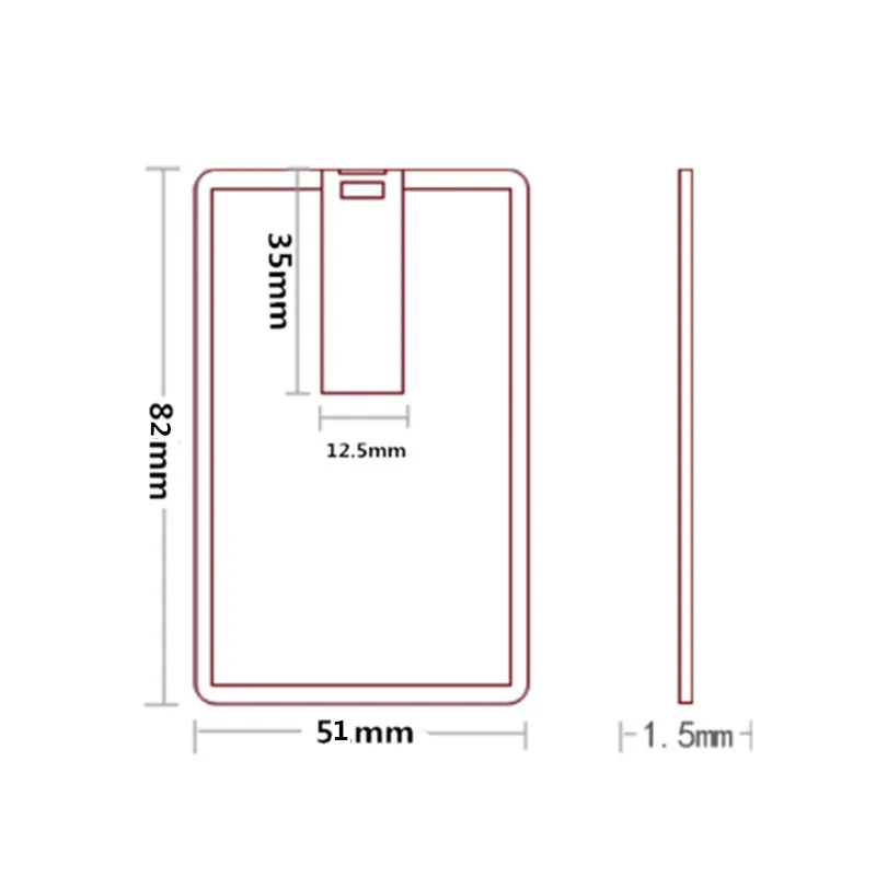 Карта памяти exuanck Usb 2 0 4 ГБ 8 16 32 ГБ|credit card usb|flash drivebusiness cards usb |