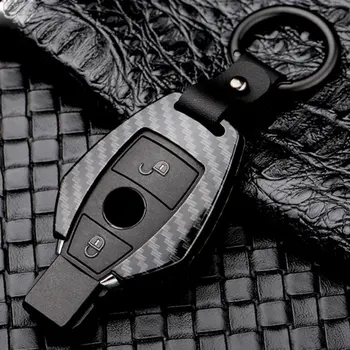 

Zinc alloy key case cover Key case protective shell holder for Mercedes For benz A B R G Class GLK GLA w204 W251 W463 W176 Etc