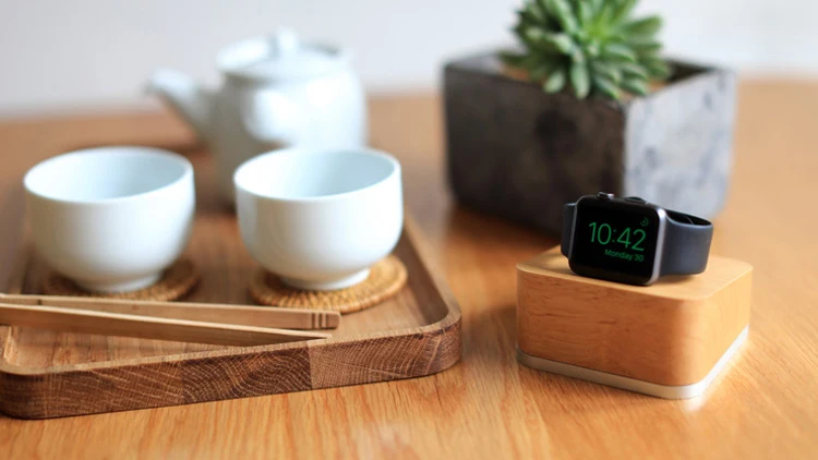 Для Apple Watch Зарядное устройство деревянный зарядная док-станция для Apple Watch Series 1 2 3 iWatch держатель