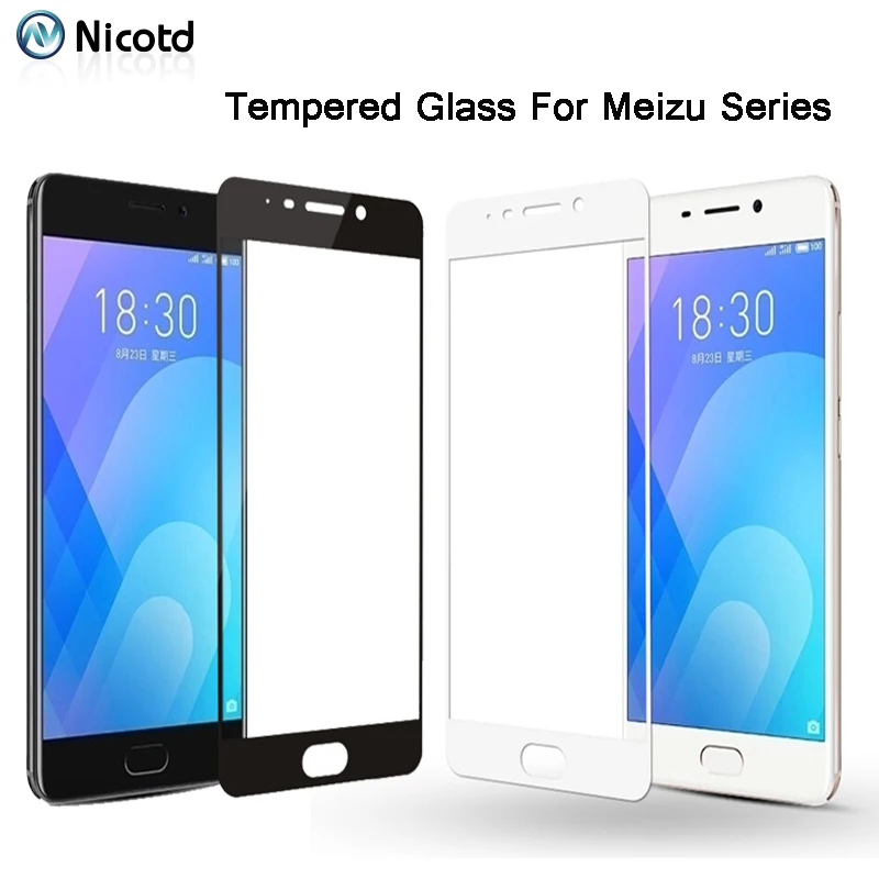 9H Full Coverage Glass For Meilan M6 Note M3S M5C E E2 Screen Protective Film For Meilan MX6 M5 X E Note6 Premium Tempered Glass (2)