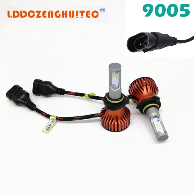 LDDCZENGHUITEC T8 H4 H7 H11 9005 9006 Автомобильный светодиодный головной светильник