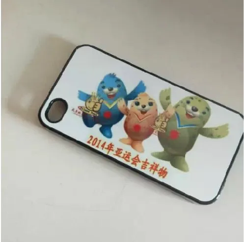 The 2014 Inchon Asian Games mascot printed colorfull can be customed Mobile Phone Housings for all kind of smart phones | Мобильные