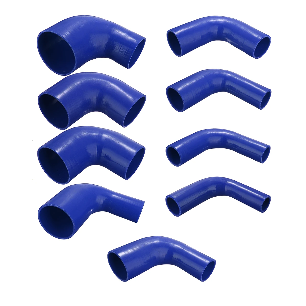 

90 Degree Reducers Silicone Tube Elbow Bend Hose Rubber Coolant Rad Pipe