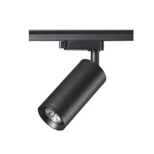 Светодиодный точечный светильник GU10, сменный светильник для дома, черный, белый, Регулируемый потолочный Точечный светильник, 1, 2, 3 фазы, 4 провода