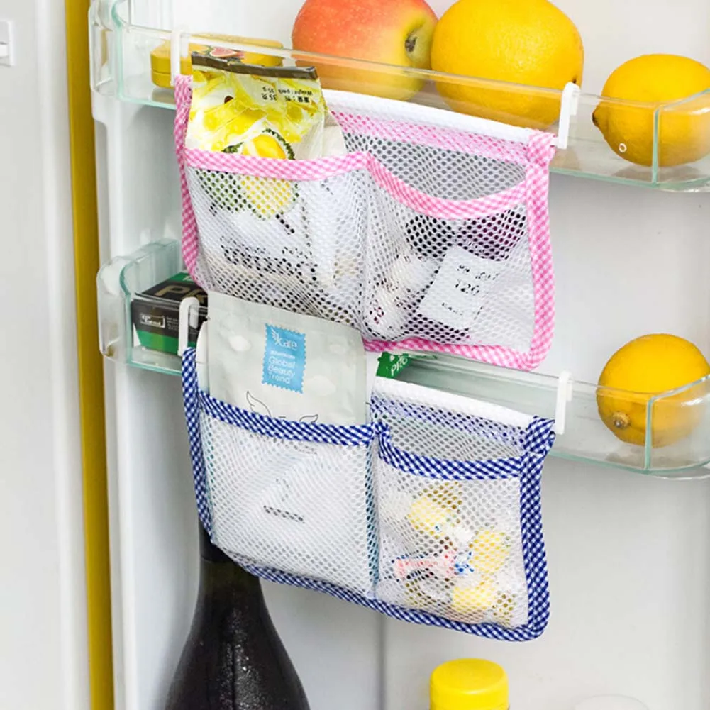 

1PC Modern Kitchen Refrigerator Hanging Storage Bag Food Organizer Fridge Storage Bag with Save Space Storage Rack