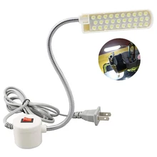 Iluminação industrial, máquina de costura, led, multifuncional, flexível, lâmpada de trabalho, magnética, para costura, travamento