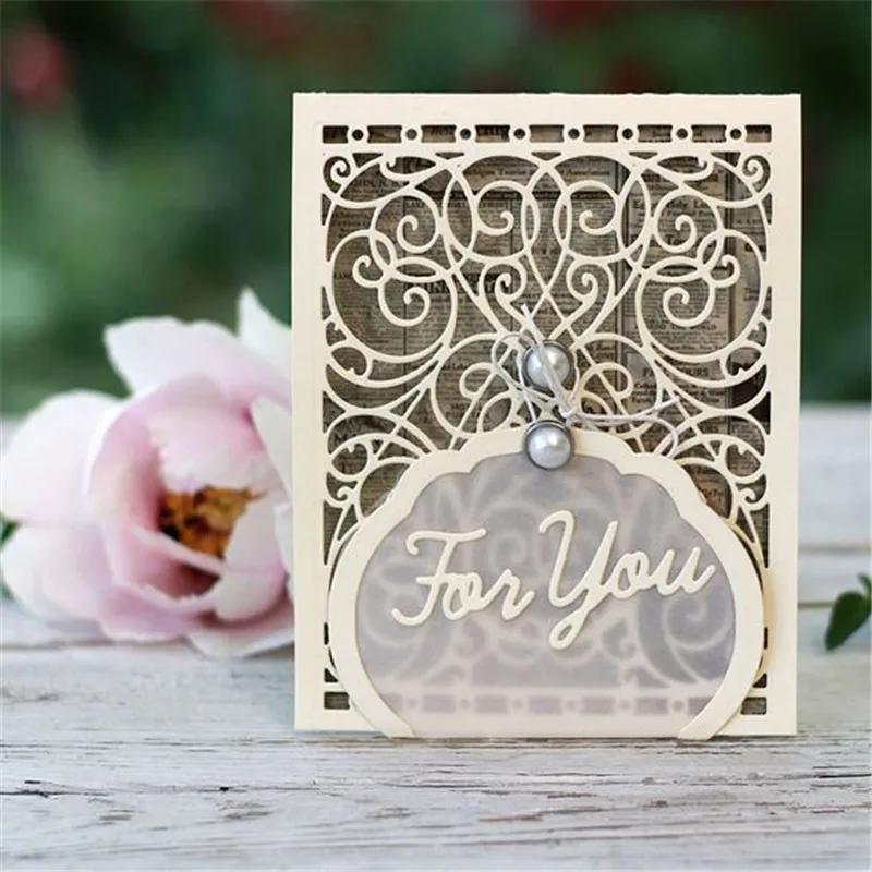 

Naifumodo 1 Pcs/lot Metal Cutting Dies Scrapbooking For Card Making DIY Embossing Cuts New Craft Fine Pattern Cover Elements