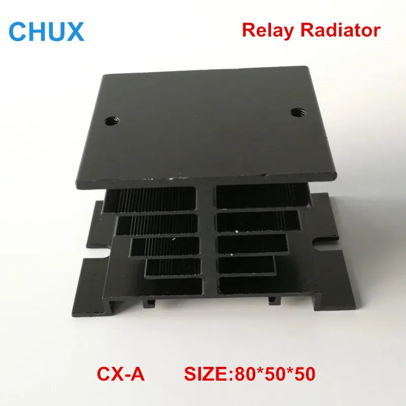 

1pc SSR Radiator Single Phase Solid State Relay Aluminum Heat Sink Dissipation Newest,Suitable for SSR 10A-40A relay