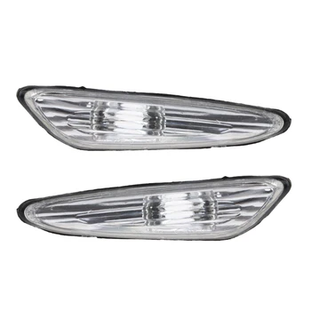 

A Pair Of Lens Side Turn Signal Light Strip Front Bumper Marker Lamp For BMW Professional installation car styling