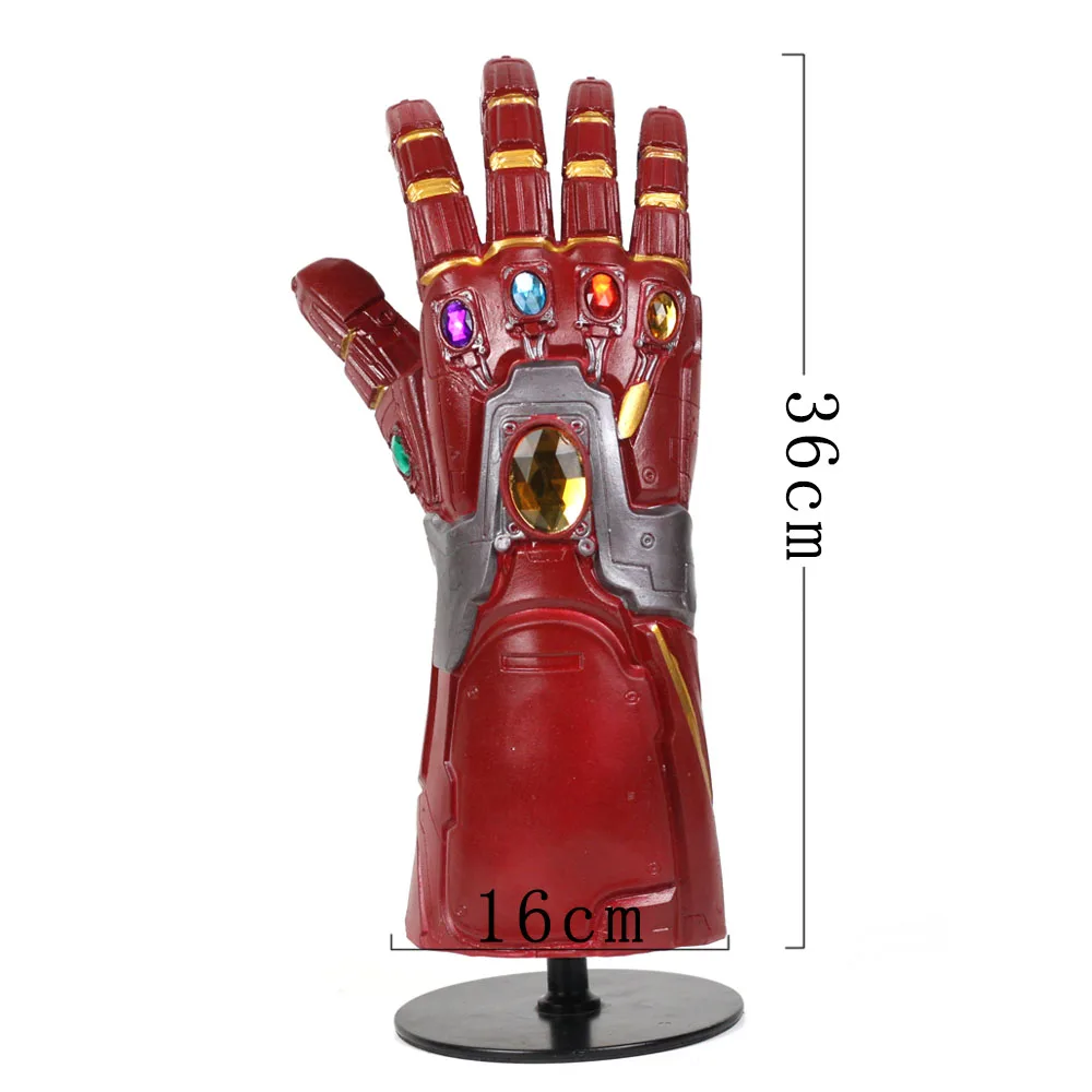 Preise NEUE LED Unendlichkeit Gauntlet 4 Endgame Cosplay Arm Latex Handschuhe Maske Marvel Superheld Iron Man Thanos