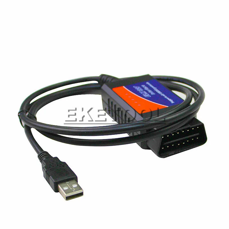 ELM327 USB V1.5 автомобильный диагностический USB кабель интерфейс поддерживает все OBD2 протоколы для Windows ELM 327 USB OBD сканер