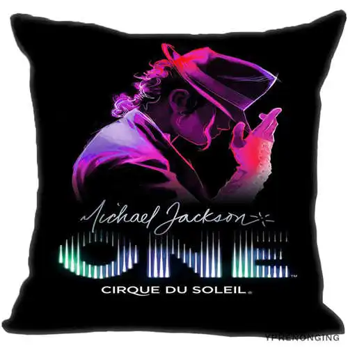Лучший заказ Майкл-Джексон(2) Наволочка на подушку, спальня квадратная Наволочка на молнии(с одной стороны)#190404-01-43 - Цвет: Pillowcase