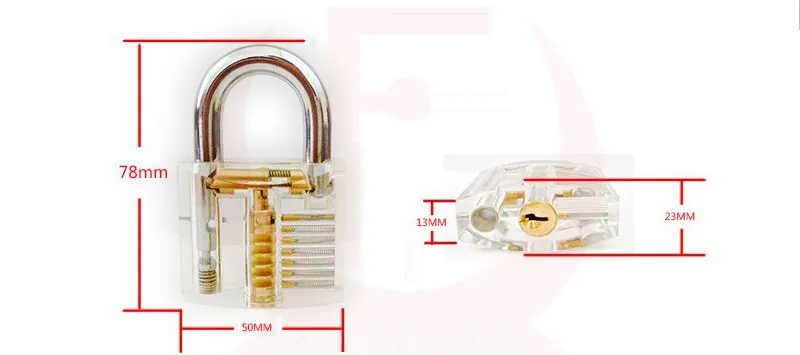 KAK прозрачный видимый выбор выреза практика замок с сломанной для удаления ключа фиксатор крючков комплект экстрактор набор слесарный инструмент