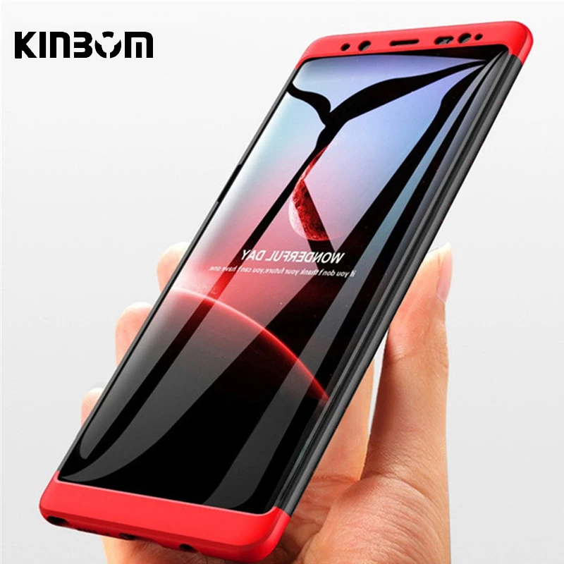 

Kinbom 360 full protected phone case for Samsung Galaxy S7 EDGE S10E shockproof shell for Samsung S8 S9 S10 plus protective case