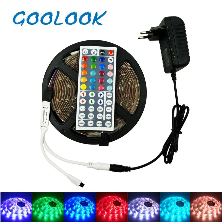 LED Strip Light RGB 5050 SMD 60led M Waterproof RGB LED Tape Light emitting diode LED