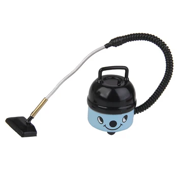 

HOT SALE 1/12 Dollhouse Miniature Accessory Vacuum Cleaner Black and Blue
