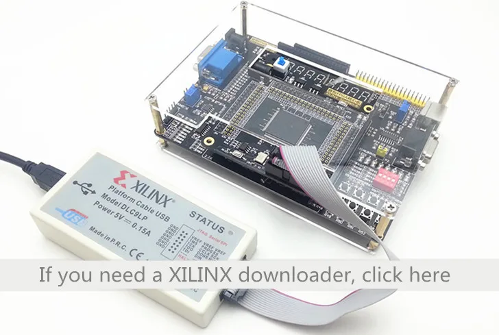 FPGA Xilinx Spartan-6 XC6SLX9 макетная плата Spartan6 основная плата+ периферийная Плата расширения+ модуль AD DA+ адаптер питания