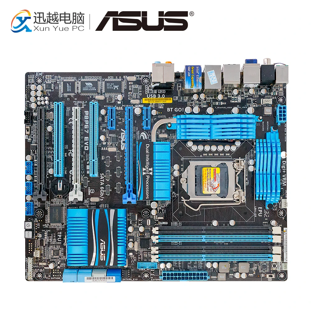 

Asus P8P67 EVO Desktop Motherboard P67 Socket LGA 1155 i3 i5 i7 DDR3 32G SATA3 USB3.0 ATX
