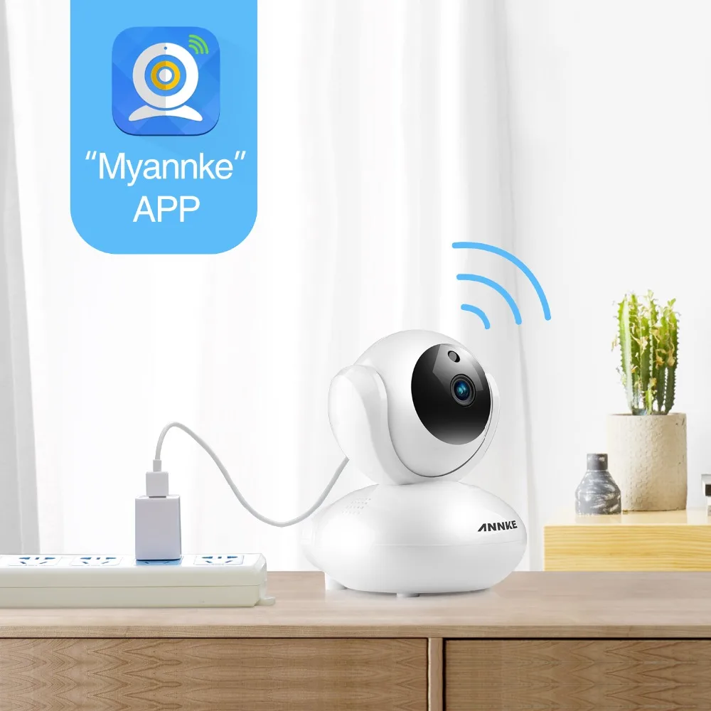 ANNKE EU 720P PTZ домашняя ip камера безопасности Беспроводная смарт с Wi Fi аудио запись