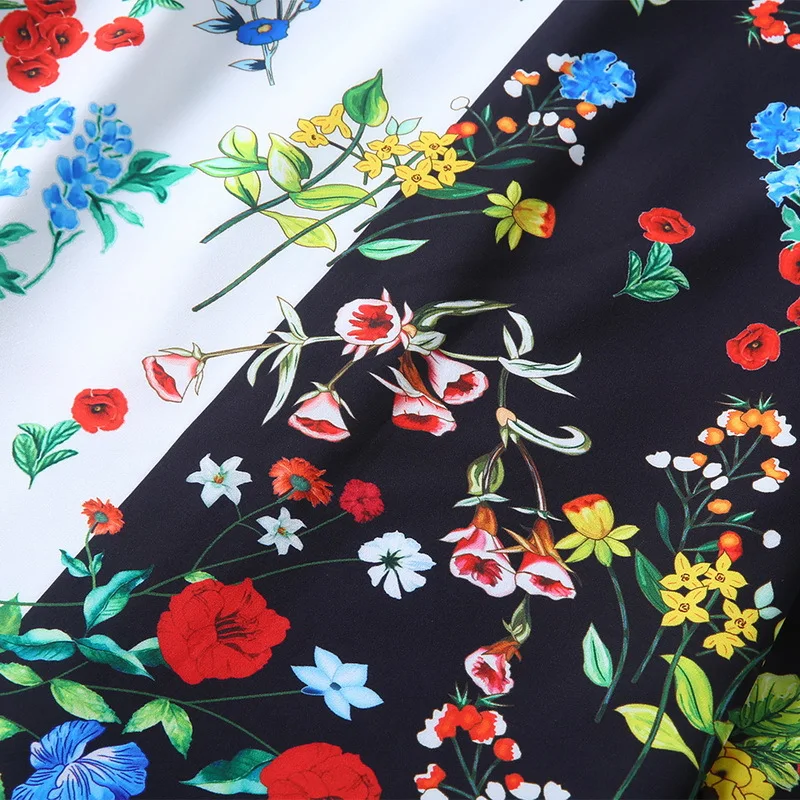 Комплект из двух предметов, весна-лето 2019, Модный комплект одежды, женский топ с цветочным принтом, блузка + широкие брюки до середины икры и