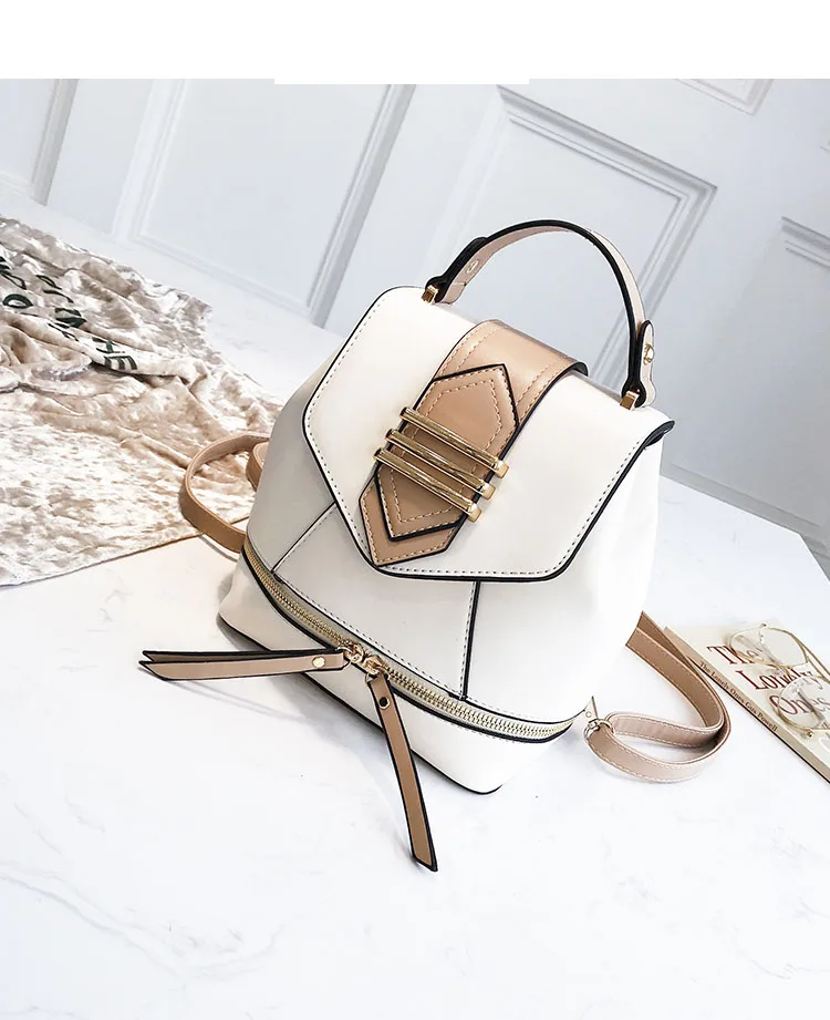 2019 marca de luxo projetado casual couro com zíper sac LW-19