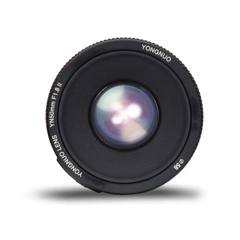 Cadiso YN50mm F1.8 II Большая диафрагма Авто Фокус объектив для Cannon Bokeh эффект объектив камеры для Canon EOS 70D 5D2 5D3 600D DSLR