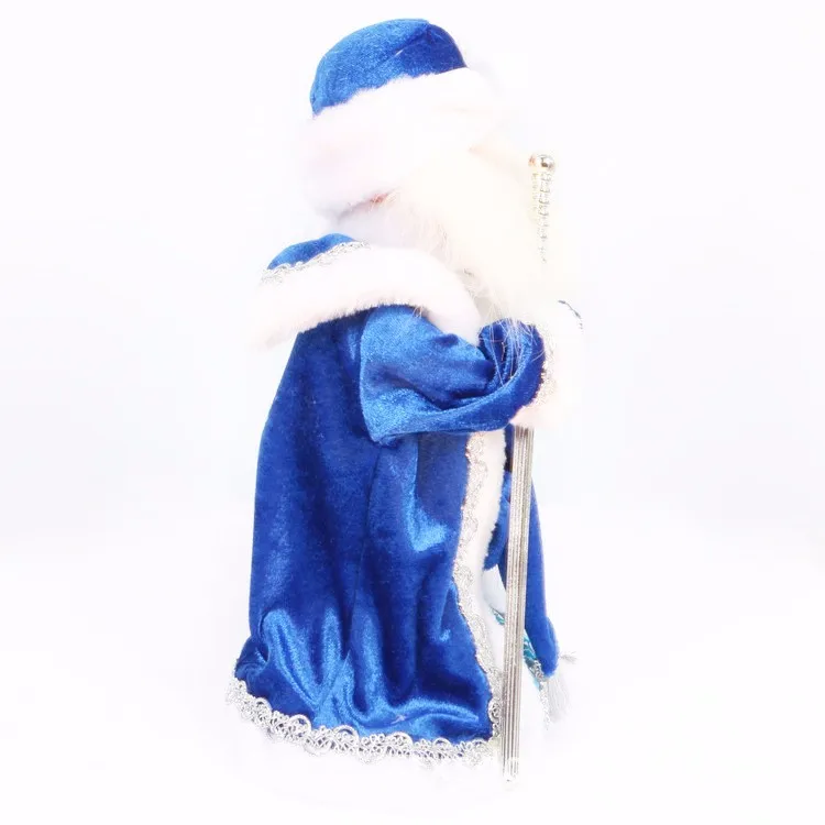 Рождественский Санта-Клаус поет русскую песенку с освещением танцевальные украшения Санта-Клаус игрушка Рождественский подарок кукла фланелевые игрушки Рождество