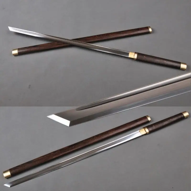 1060 carbon steel handmade Japanese Ninja sword katana straight blade