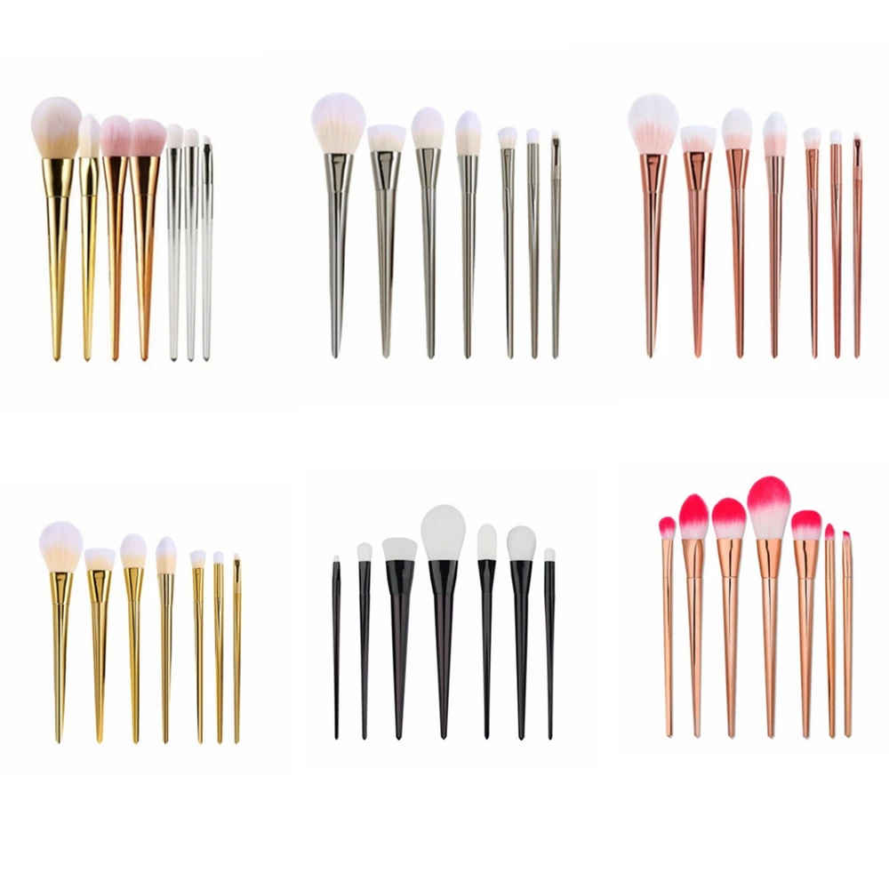 

7PCS Professional Makeup Brushes Set Make up Brush Tools kit Foundation Powder Definer Shader Liner