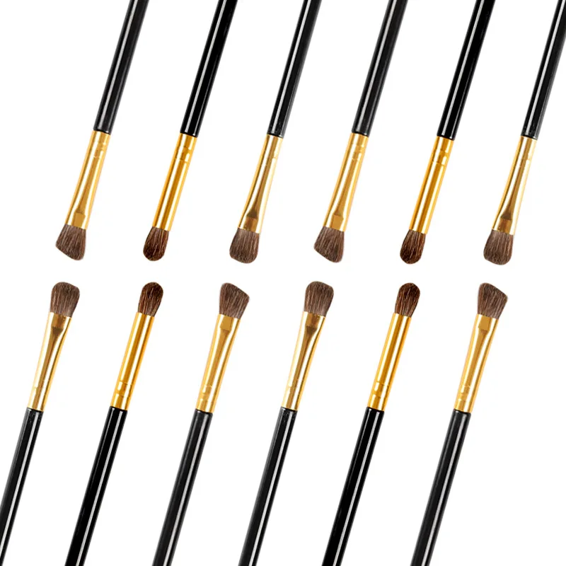 

Brushes for Makeup 3PCS Eye Makeup Brush Set Eyeshadow Highlight Blending Brush Pony Hair Dense Makeup Brushes Cosmetic Tool Kit