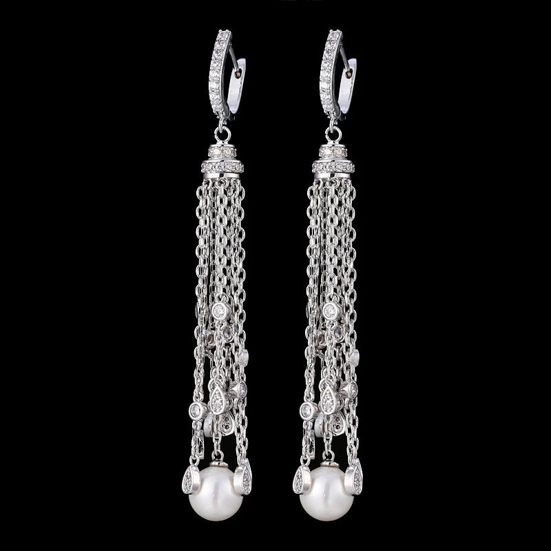 EMMAYA новые серьги подвески с длинной цепочкой и кисточками|dangle earrings|fashion dangle