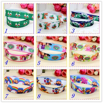 

5/8'' Free shipping Fold Elastic FOE printed headband headwear hairband diy decoration wholesale OEM S101