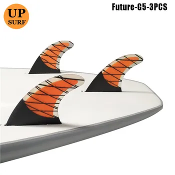 

Free Shipping Surfboard Fin Future Orange G5 Fins Glass Flex Fins Fiberglass Honeycomb Fin Carbon Fiber Free Shipping