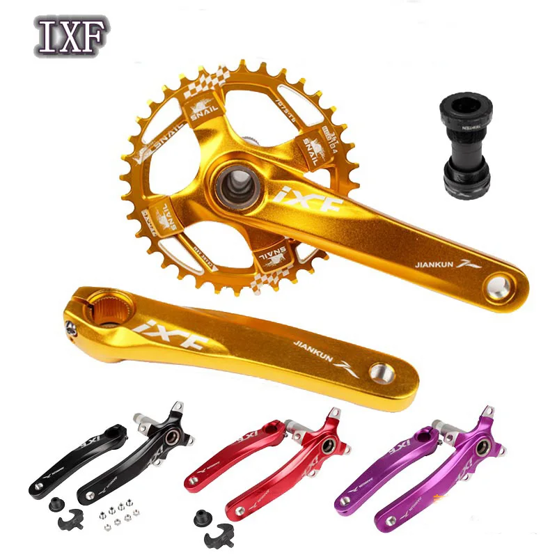 

BIKE Crank Crankset Aluminum Alloy Crank with bottom braket for chain wheel Hollow Tech NEW Original bicycle parts 2018