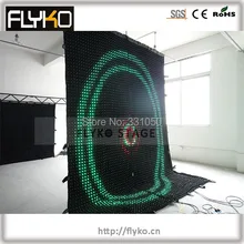 AliExpress рекламный светодиодный Свадебный экран для сцены
