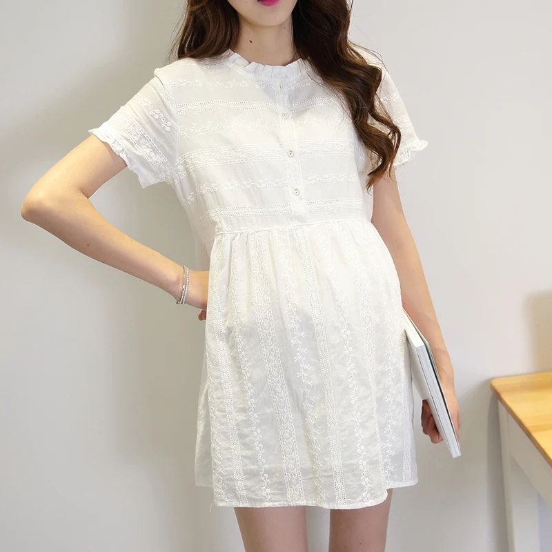 

Maternity Nursing T Shirts 100% Cotton T-shirt Pregnant Breastfeeding clothing for pregnant women Short Sleeve Tops Shirt Tee