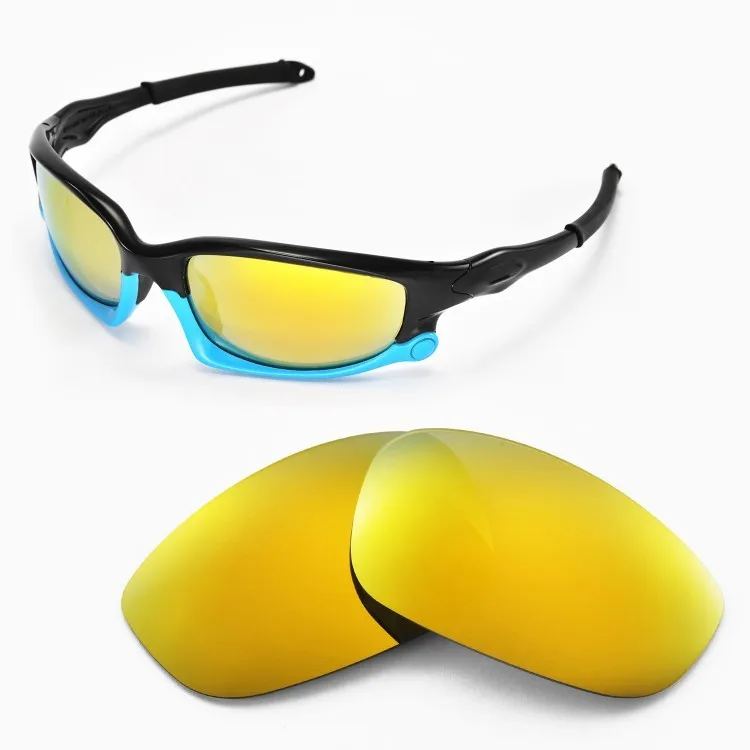 Walleva Поляризованные замены Оптические стёкла для Oakley Разделение куртка Солнцезащитные очки для женщин Доступно 4 цвета