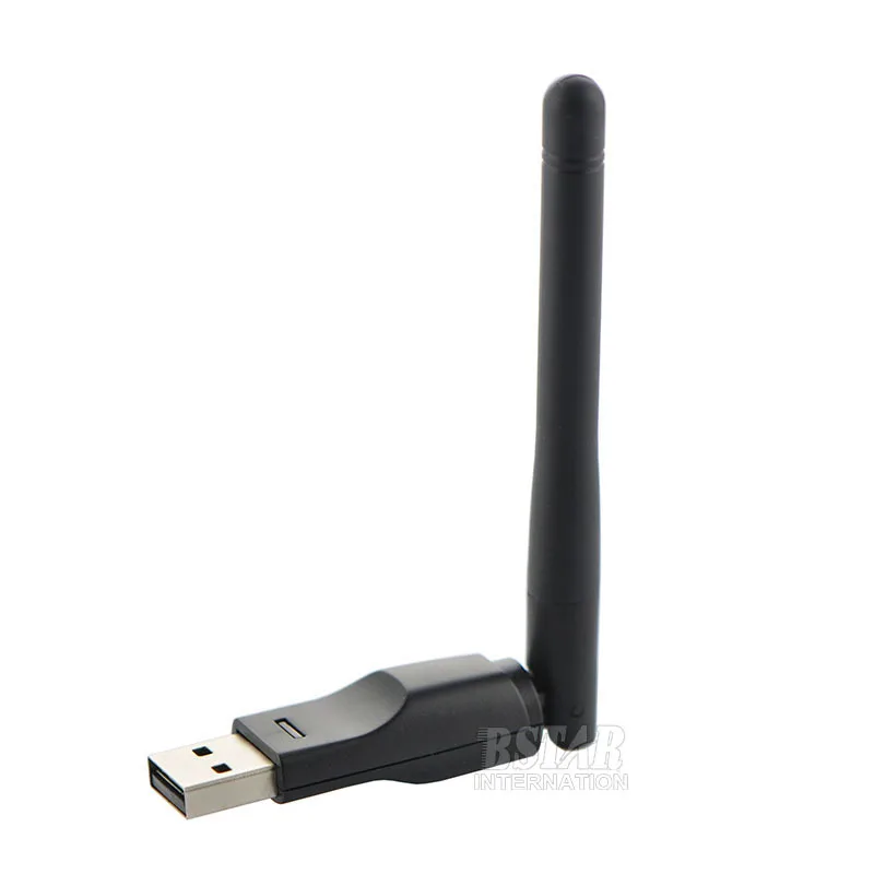 Ralink RT5370 150M USB 2,0 WiFi беспроводная сетевая карта 802,11 b/g/n LAN адаптер с поворотная антенна и розничная упаковка XC1290