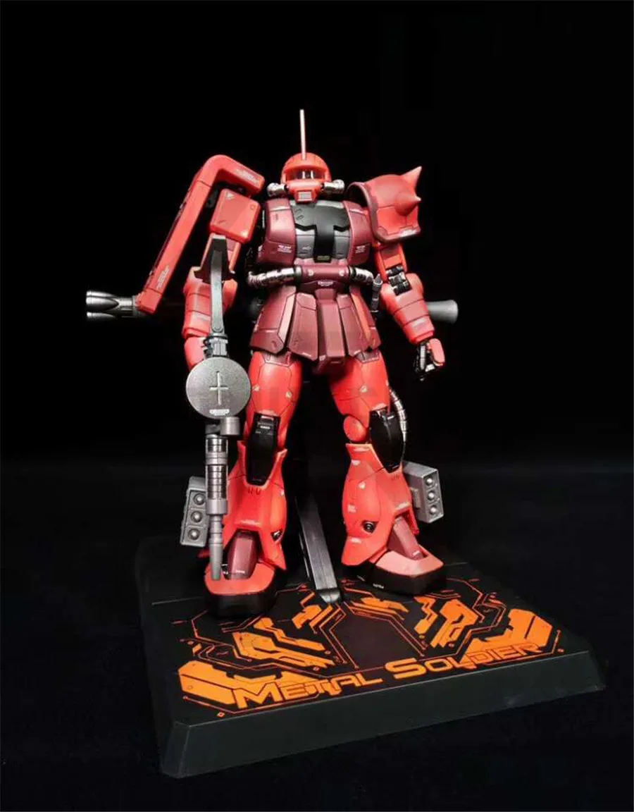 Comic Club металлический солдат MB 1/100 металлическая сборка gundam red Char Aznable zaku II сплав робот Высокое качество фигурка